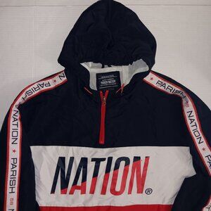PARISH NATION WINDBREAKER HOODED JACKET